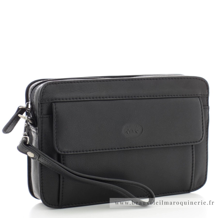 Francinel Pochette Cuir Pour Homme Barcelone | Petite Sacoche Homme