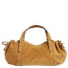 Gerard Darel Sac Le 24H Logo All-Over Cuir Velours | Sac A Main