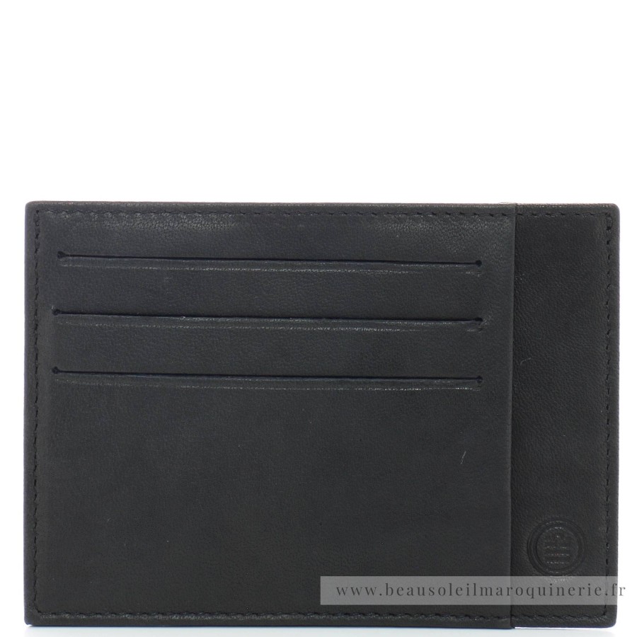 Serge Blanco Porte-Cartes Homme Anchorage En Cuir | Porte-Cartes Homme