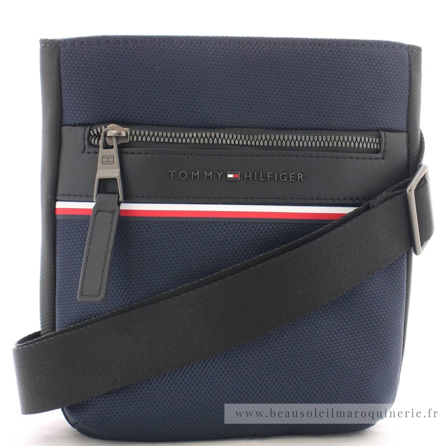 Tommy Hilfiger Petite Sacoche Homme 1985 Bande Tricolore | Sacoche Homme