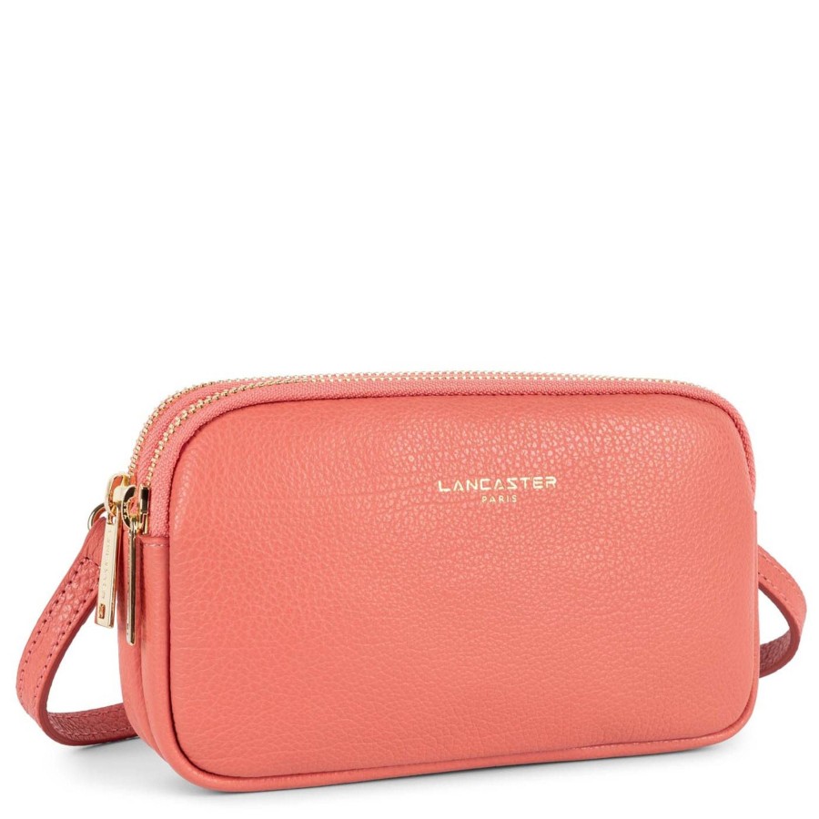 Lancaster Pochette Double Zippe Dune | Pochette