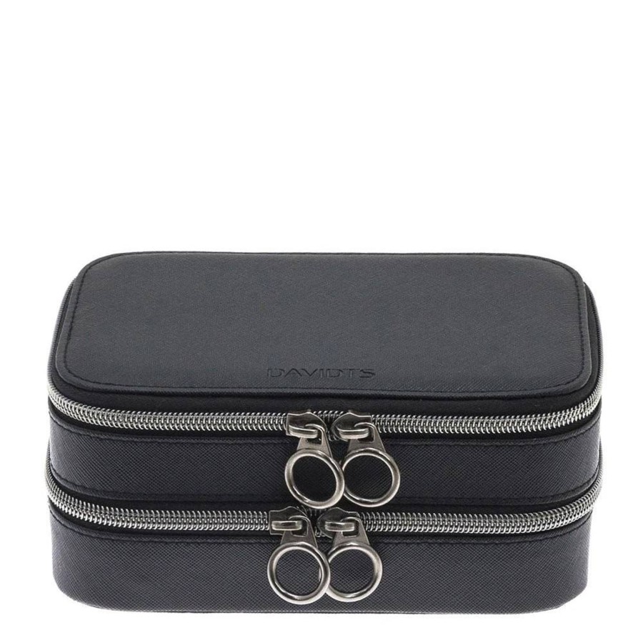 Davidts Double Coffret A Bijoux Rectangulaire Zippe Zip & Go | Coffret Bijoux