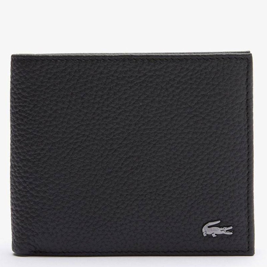 Lacoste Portefeuille Porte-Cartes Horizontal En Cuir | Porte-Cartes Homme