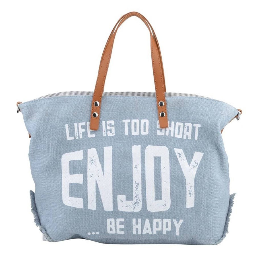 Mia & Joy Sac De Plage Hailey En Toile | Sac A Main