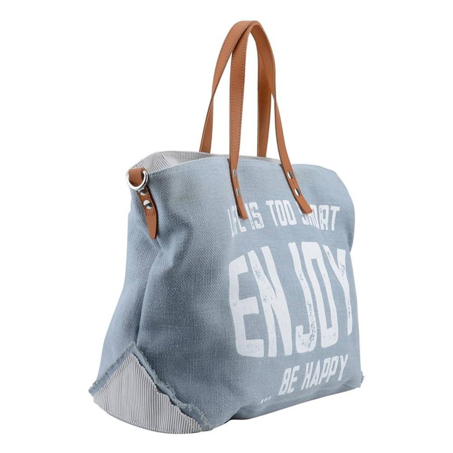 Mia & Joy Sac De Plage Hailey En Toile | Sac A Main