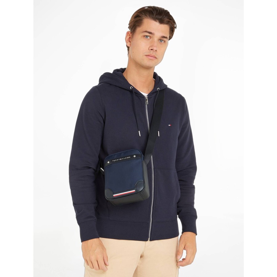 Tommy Hilfiger Sac Reporter Porte Travers Central | Petite Sacoche Homme