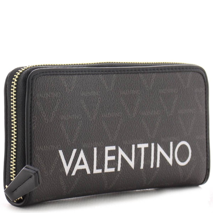 Valentino Bags Grand Portefeuille Zippe Liuto Logo | Portefeuille Femme