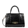 Lancaster Sac A Main A Rabat Exotic Trinity Croco | Sac A Main