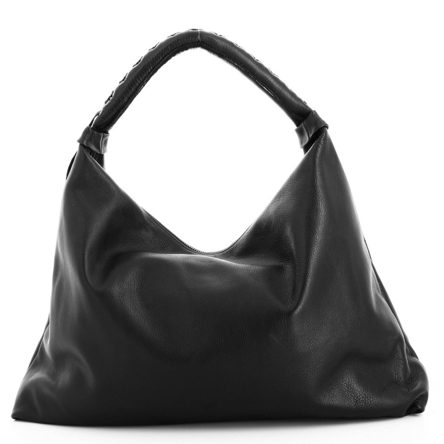 Biba Sac Hobo En Cuir Dover Avec Anse A Oeillets | Sac A Main