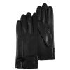 Isotoner Gants Femme Cuir D'Agneau Doubles Soie | Gants Femme