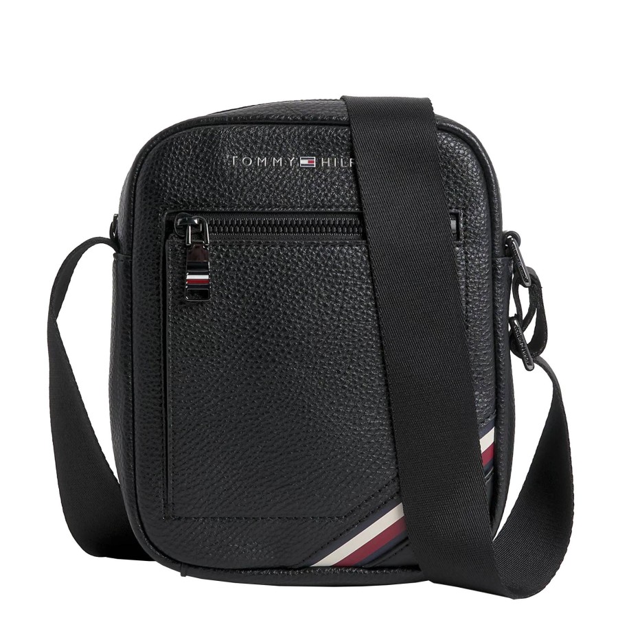 Tommy Hilfiger Mini Sac Reporter Central A Logo | Petite Sacoche Homme