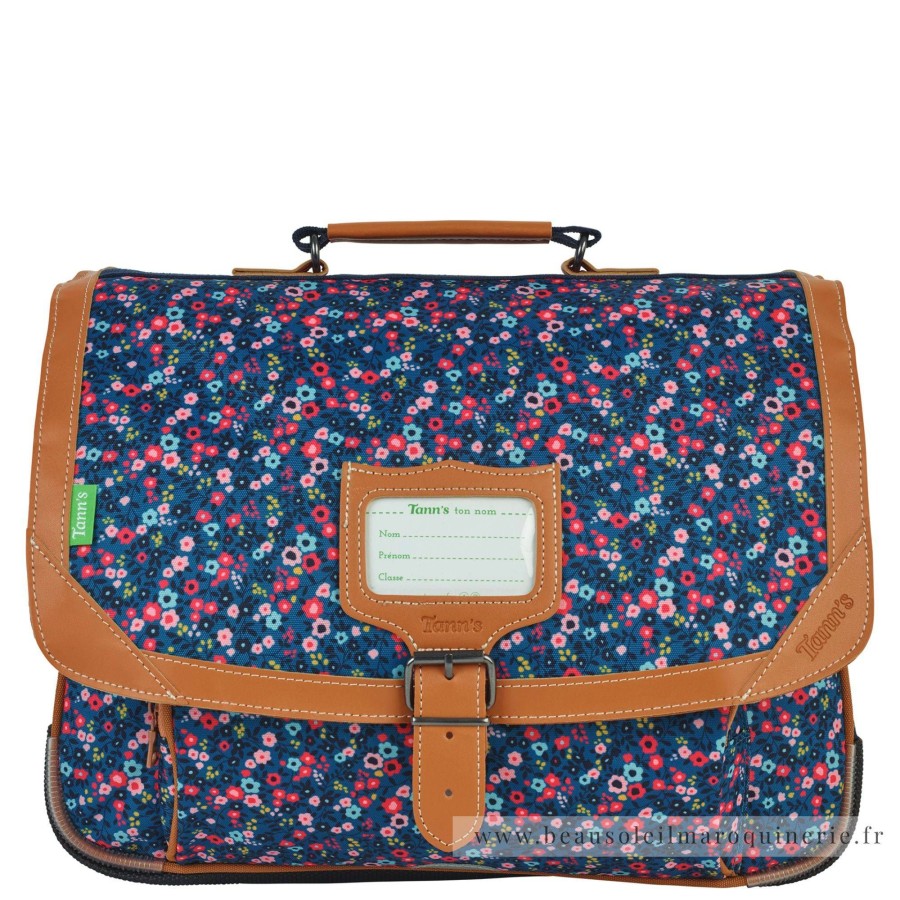 Tann's Cartable 38Cm Lou Ann Imprimes Fleurs | Cartable