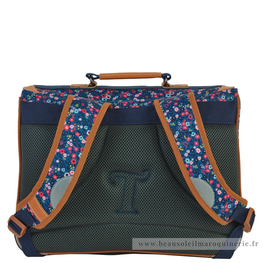 Tann's Cartable 38Cm Lou Ann Imprimes Fleurs | Cartable