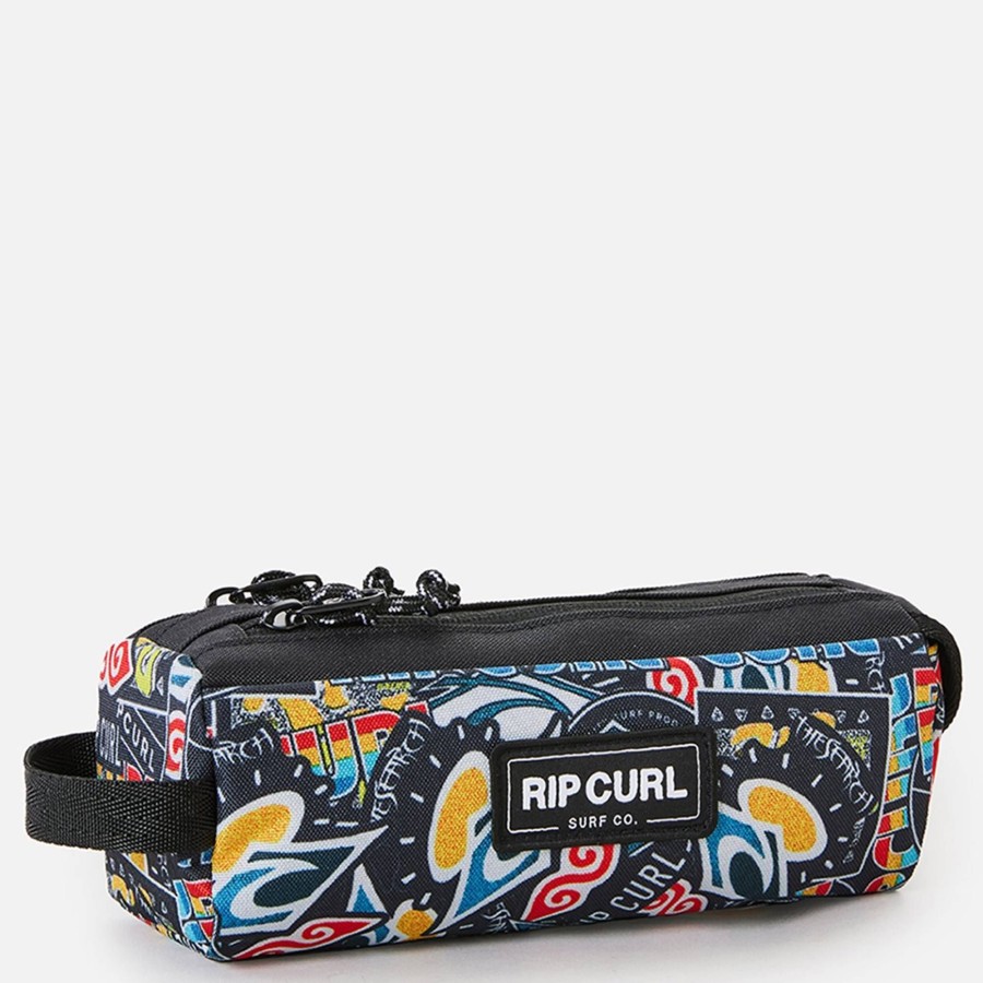 Rip Curl Trousse Double Zippee Bts Pour Garcon | Trousse