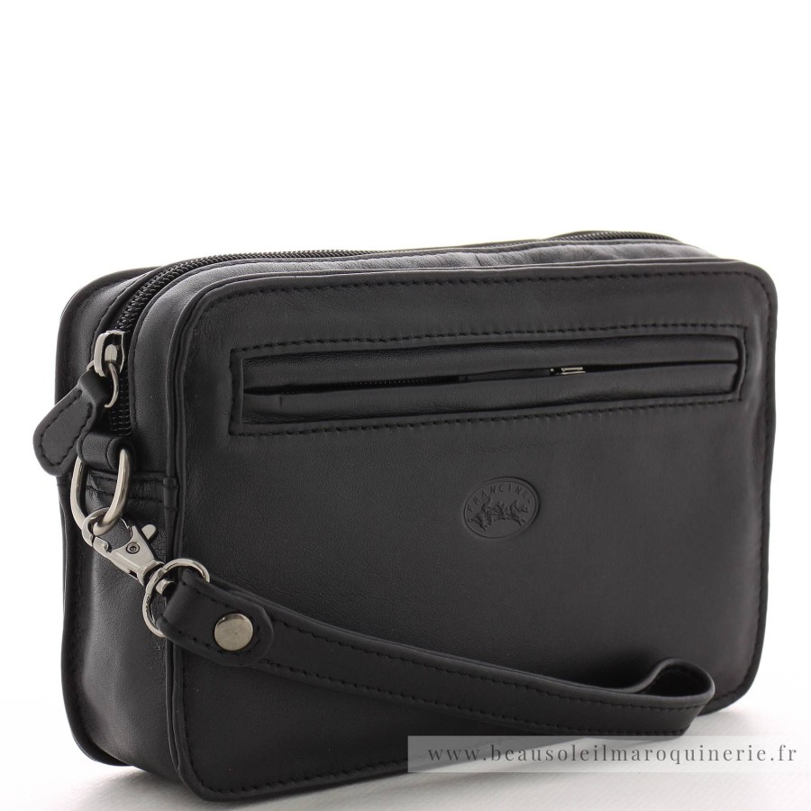 Francinel Sac Pochette Homme En Cuir London | Sacoche Homme