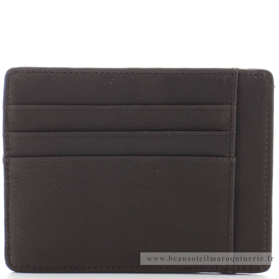 Arthur Aston Porte-Cartes Plat En Cuir Oscar | Porte-Cartes Homme