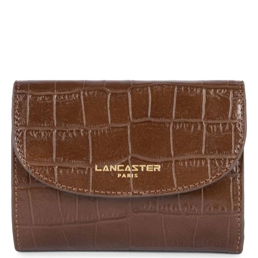 Lancaster Petit Portefeuille A Rabat Exotic Lezard & Croco | Portefeuille Femme