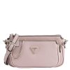 Guess Mini Sacoche Noelle Effet Saffiano | Sac Bandouliere