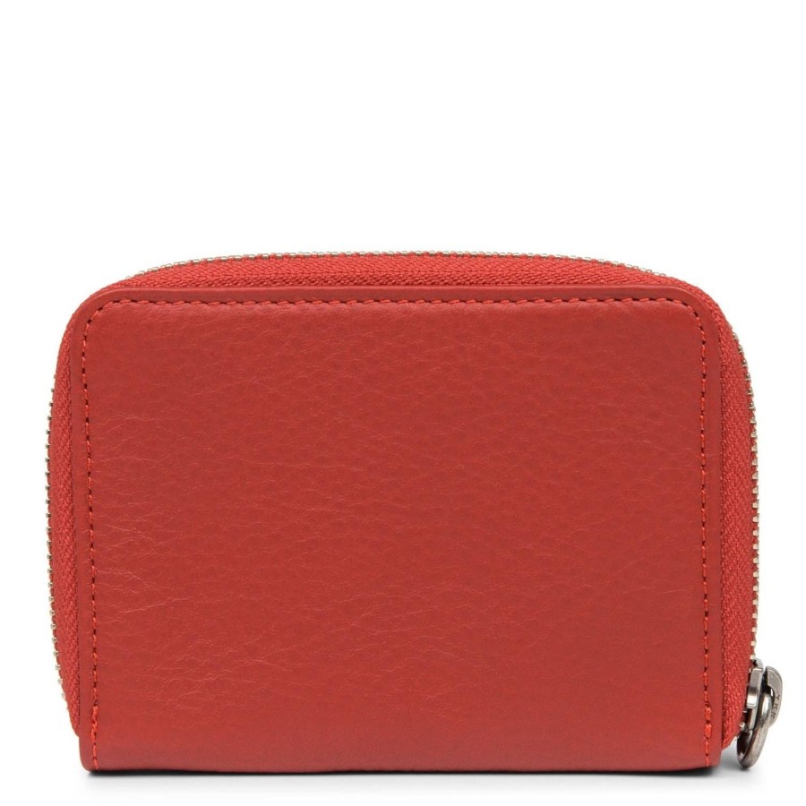 Lancaster Porte-Monnaie Zippe En Cuir Soft Vintage | Porte Monnaie Femme