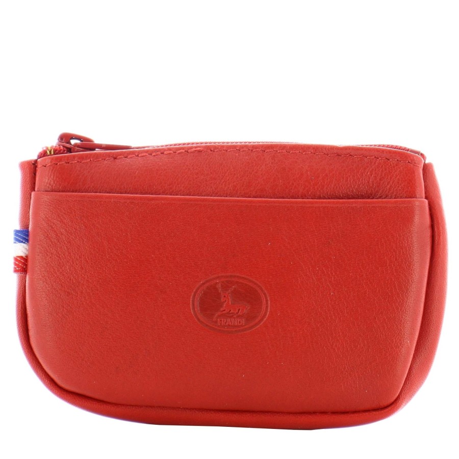 Frandi Petit Porte Monnaie Zippe En Cuir Lisse | Porte Monnaie Femme