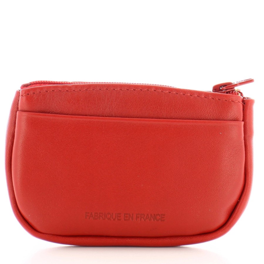 Frandi Petit Porte Monnaie Zippe En Cuir Lisse | Porte Monnaie Femme