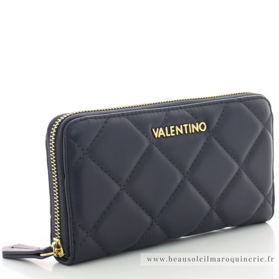 Valentino Bags Portefeuille Zippe Matelasse Ocarina | Portefeuille Femme