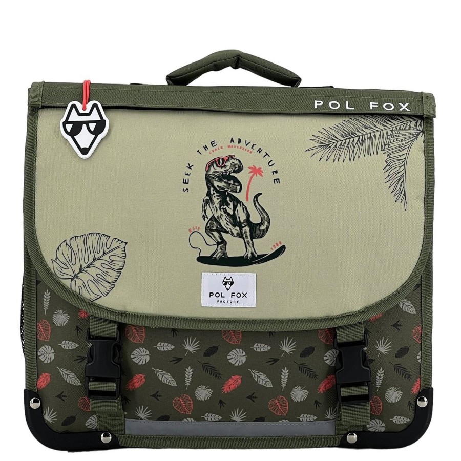 Pol Fox Cartable 38Cm Dino Rabat Reversible | Cartable