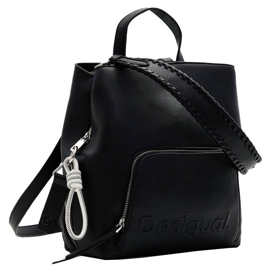 Desigual Mini Sac A Dos Convertible Half Logo Sumy | Sac A Dos Femme