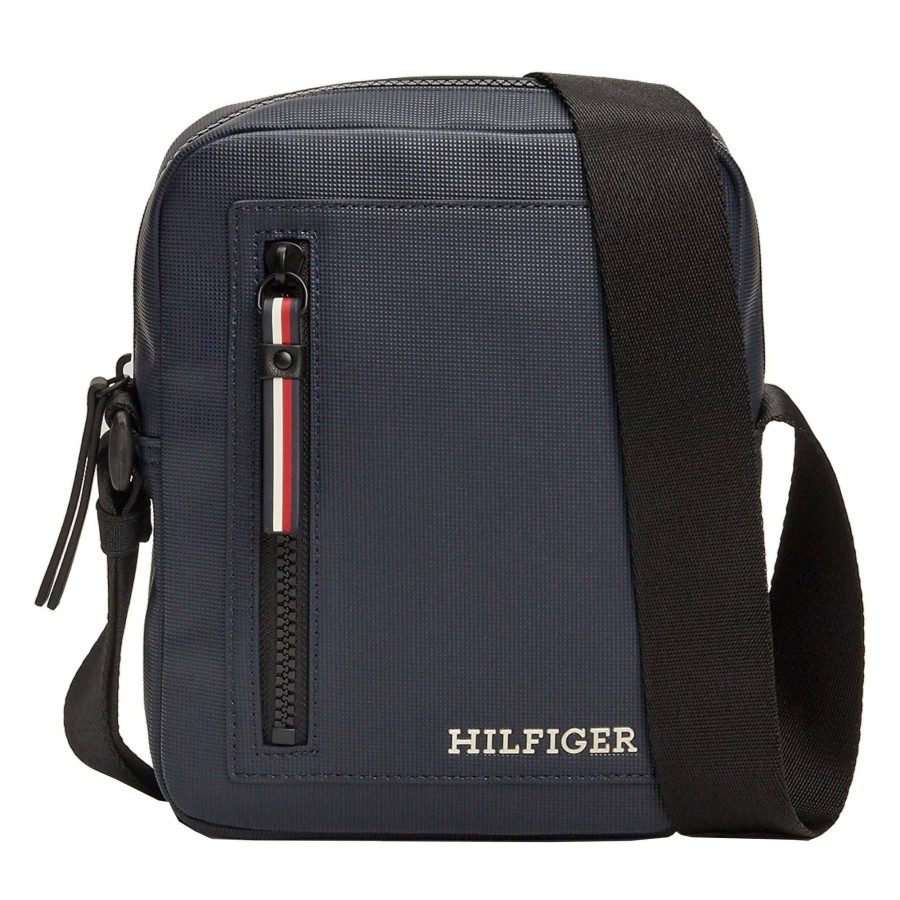 Tommy Hilfiger Petit Sac Reporter Effet Pique | Sacoche Homme