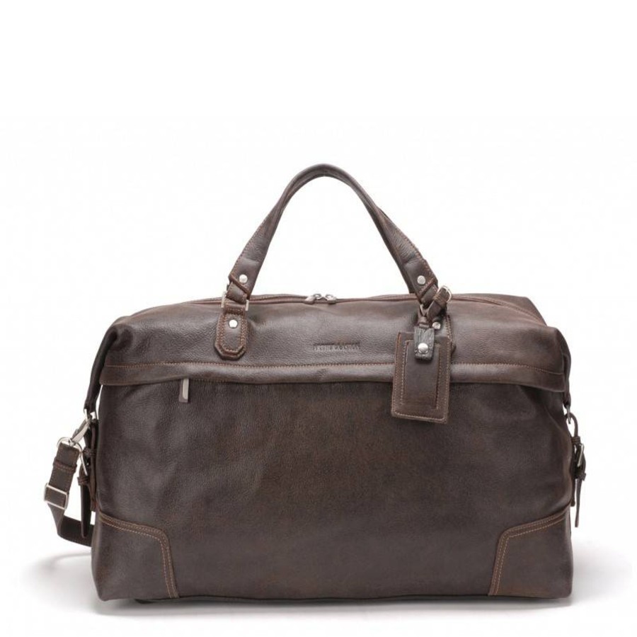 Arthur Aston Sac De Voyage Cabine Cuir Destroy Cristiano | Sac De Voyage Sans Roulettes