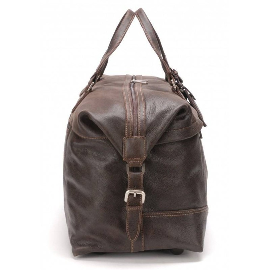 Arthur Aston Sac De Voyage Cabine Cuir Destroy Cristiano | Sac De Voyage Sans Roulettes