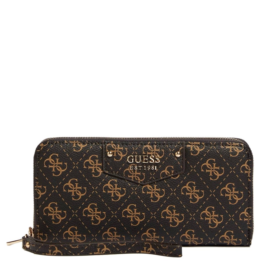 Guess Maxi Portefeuille Eco Brenton Logo | Porte Monnaie Femme