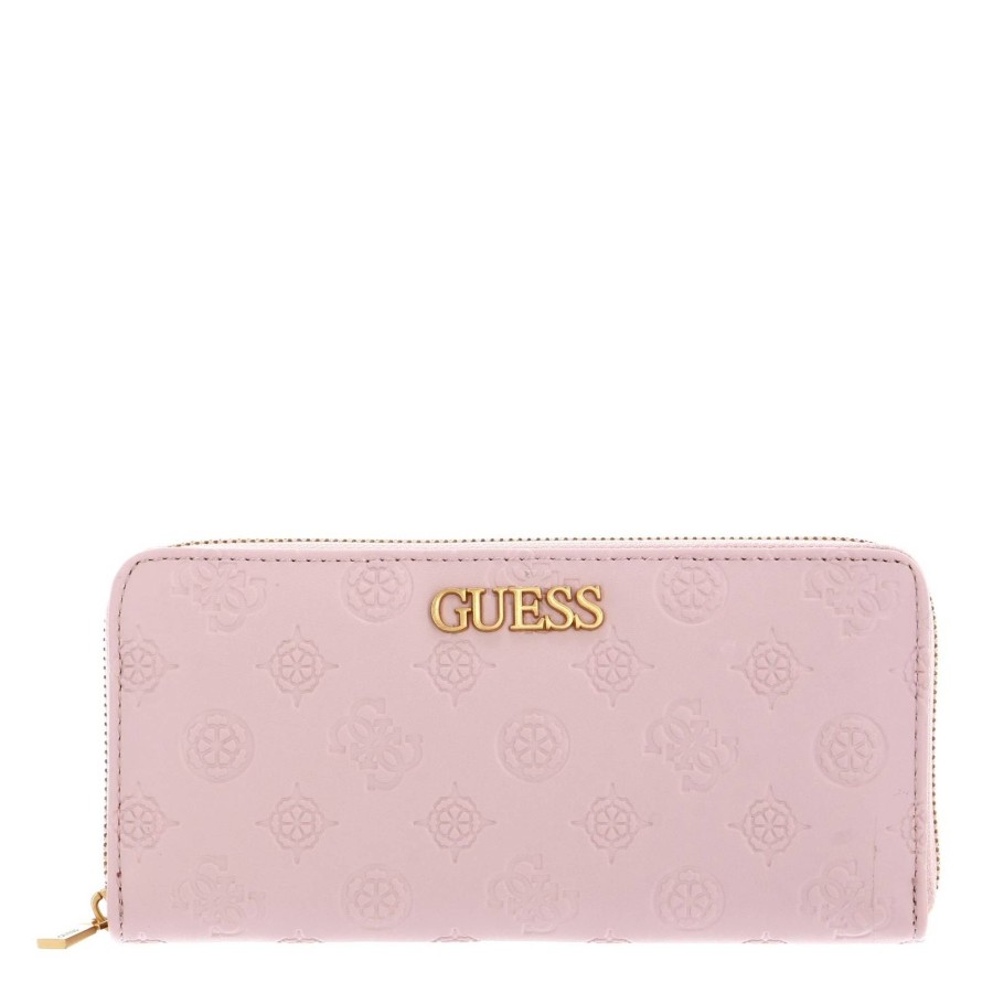 Guess Grand Portefeuille Zippe Geva Logo | Porte Monnaie Femme