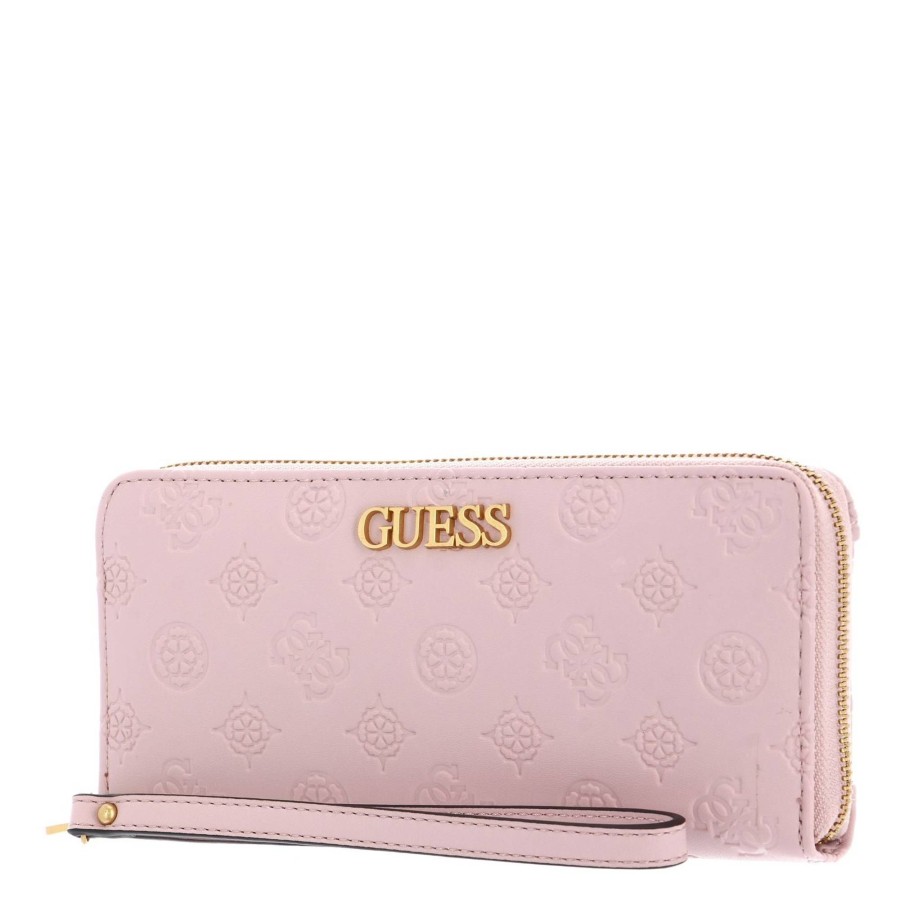 Guess Grand Portefeuille Zippe Geva Logo | Porte Monnaie Femme