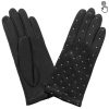 Glove Story Gants Femme Cloutes En Cuir Smart Touch | Gants Femme