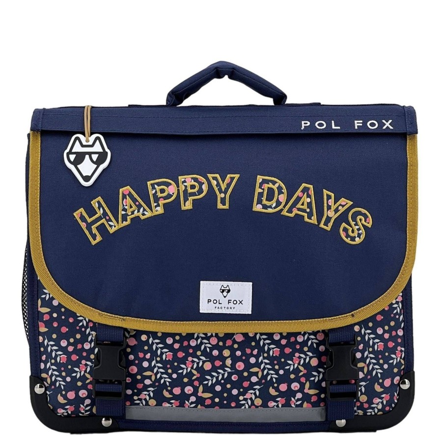 Pol Fox Cartable 41Cm Happy Blue Rabat Reversible | Cartable