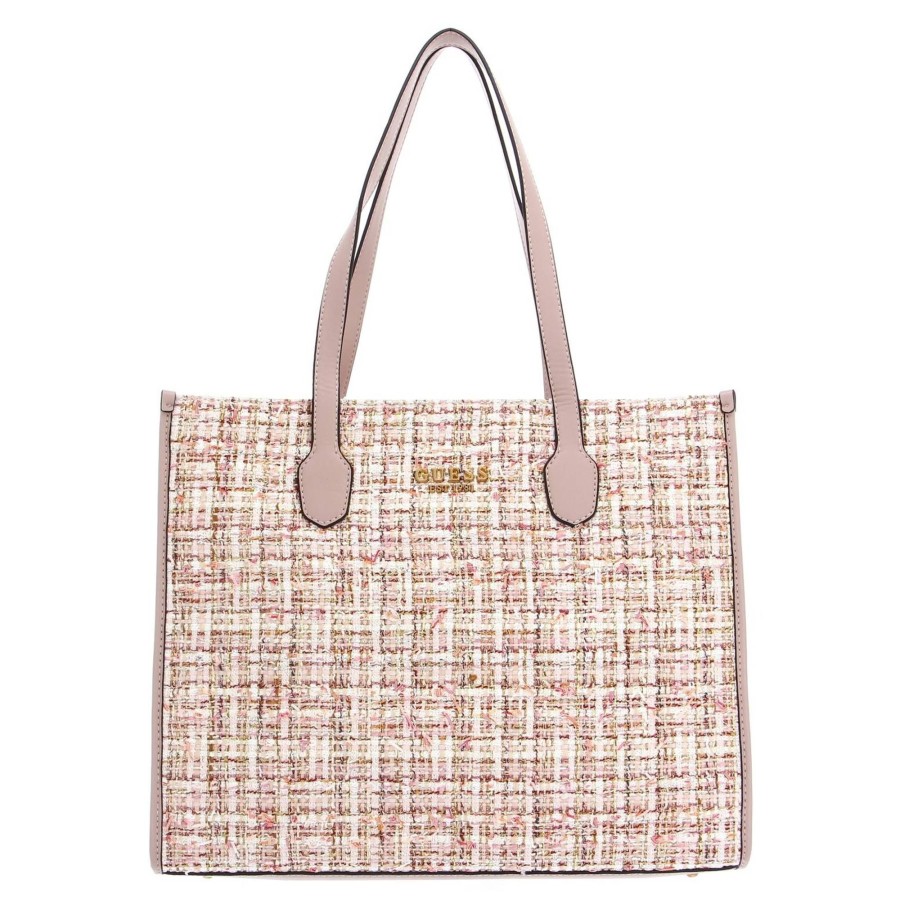 Guess Sac Shopping Silvana Facon Tweed | Sac Cabas