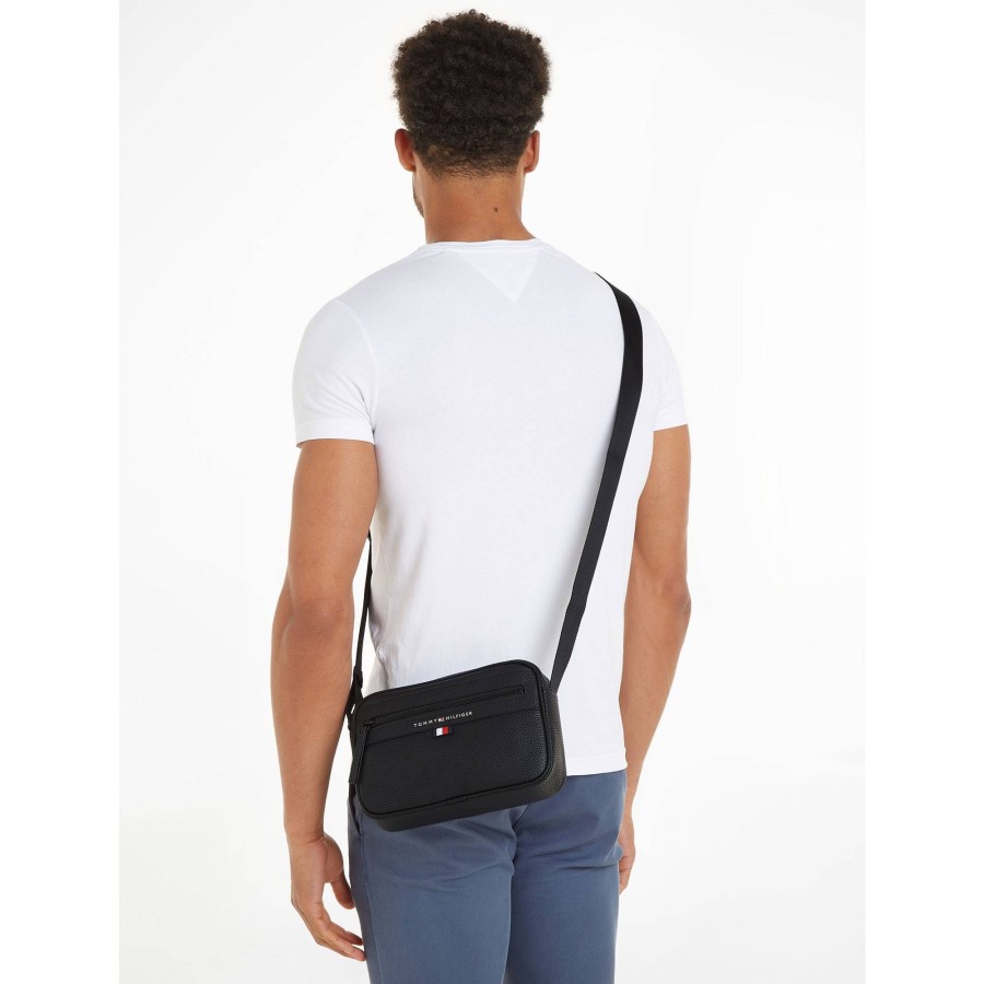 Tommy Hilfiger Sac Reporter Essential Effet Graine | Petite Sacoche Homme