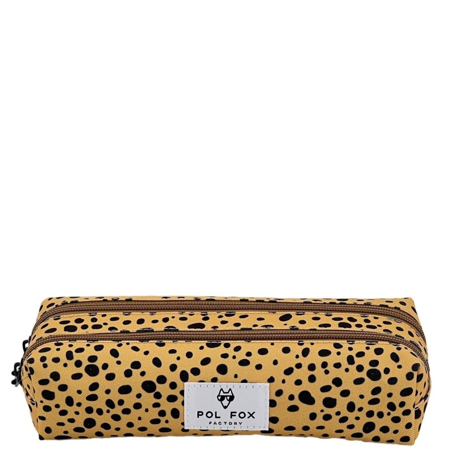 Pol Fox Trousse Double You Rock Imprime Animal | Trousse