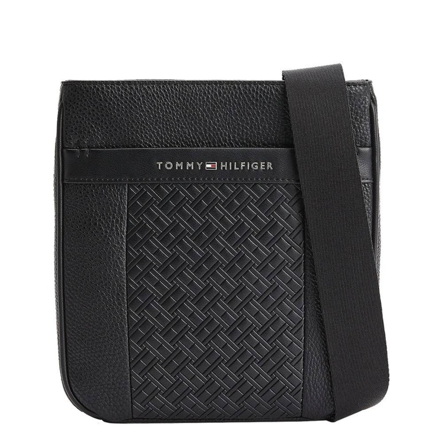 Tommy Hilfiger Sac Bandouliere Central Motif En Relief | Sacoche Homme