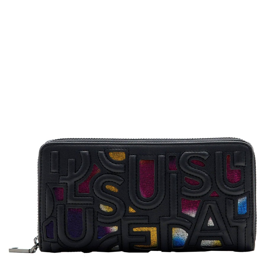 Desigual Portefeuille Maki Fiona Motif Logo | Porte Monnaie Femme