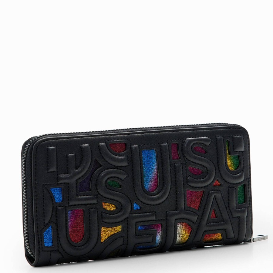 Desigual Portefeuille Maki Fiona Motif Logo | Porte Monnaie Femme