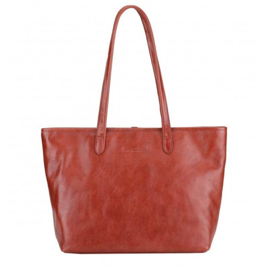 Arthur Aston Grand Sac Shopping Edith En Cuir | Sac Porte Epaule