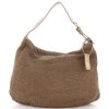 Biba Sac Besace Porte Epaule Bristow Cuir Tresse | Sac Porte Epaule