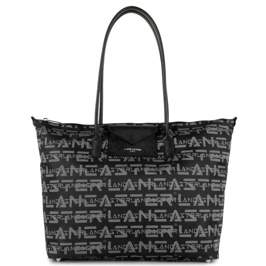 Lancaster Grand Sac Cabas L Logo Kba A Motifs | Sac Cabas