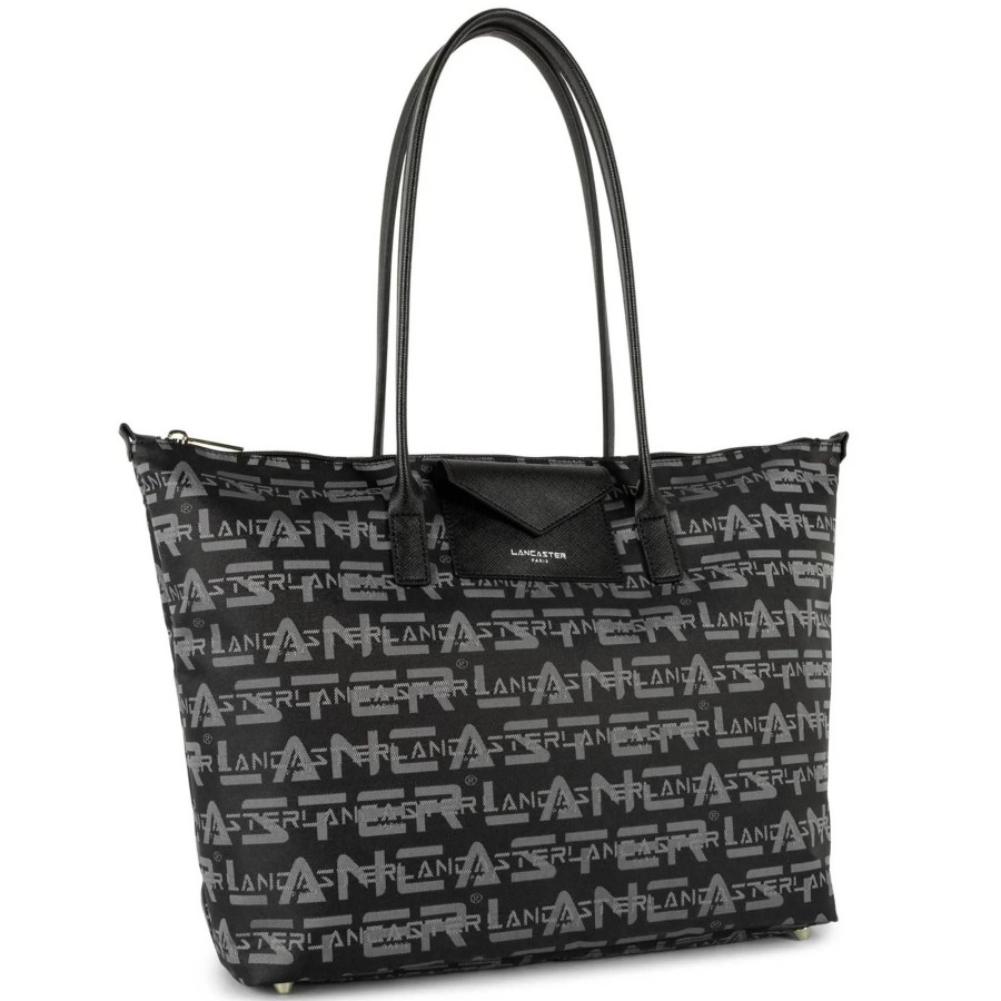 Lancaster Grand Sac Cabas L Logo Kba A Motifs | Sac Cabas