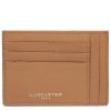 Lancaster Grand Porte Cartes Femme En Cuir Dune | Porte Cartes Femme