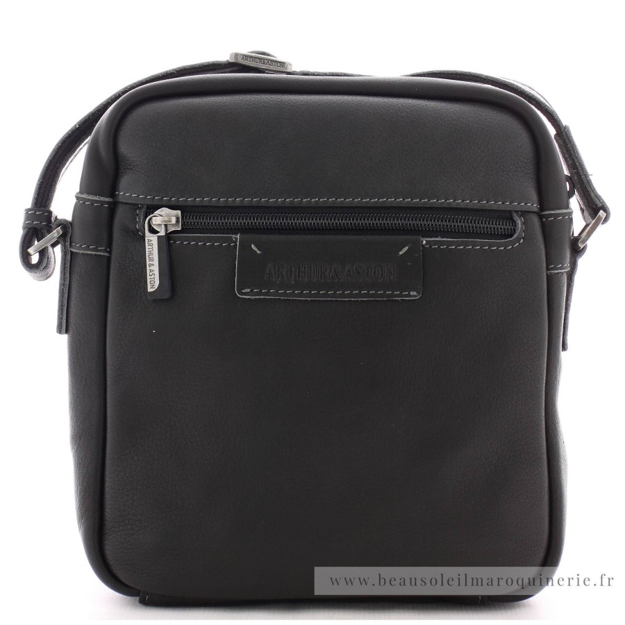 Arthur Aston Sac Porte Travers En Cuir Johany | Sacoche Homme