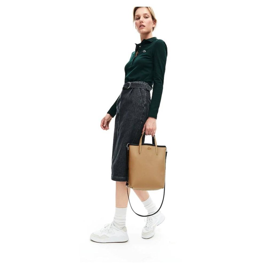 Lacoste Sac Vertical Reversible Anna Avec Pochette | Sac Cabas