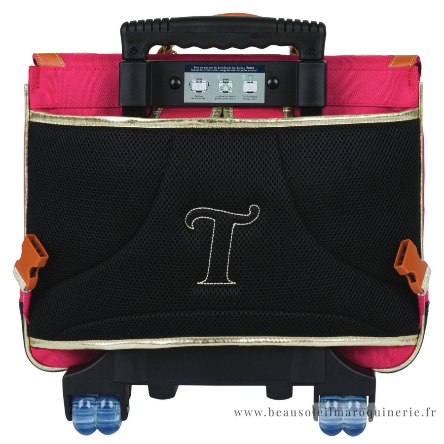 Tann's Cartable Roulettes 38Cm Paloma Porte-Cles Hirondelle | Cartables A Roulettes